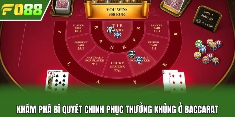 Khám phá bí quyết chinh phục thưởng khủng ở Baccarat