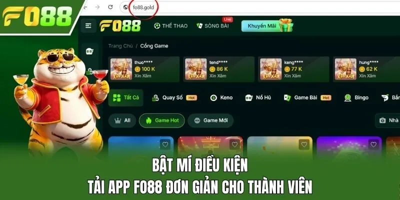 Bật mí điều kiện tải app Fo88 đơn giản cho thành viên